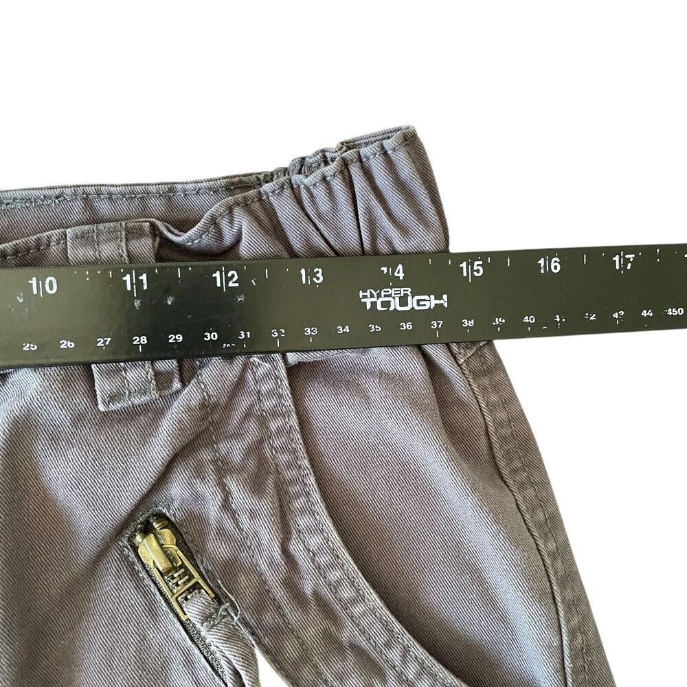 AKARMY Cargo Pants Womens 6 Gray Drawstring Ankle Baggy 90s Retro Street Grunge‎ - Picture 12 of 16